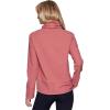 imageRBX Active Womens Lightweight Soft Plush Fleece Cowl Neck Pullover SweatshirtDusty Clay Texture