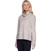 imageRBX Active Womens Lightweight Soft Plush Fleece Cowl Neck Pullover SweatshirtSand Texture