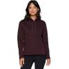imageRBX Active Womens Long Sleeve Fashion Fleece Tunic Pullover SweatshirtSide Zipper Maroon