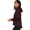 imageRBX Active Womens Long Sleeve Fashion Fleece Tunic Pullover SweatshirtSide Zipper Maroon