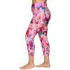 imageRBX Active Womens Plus Size AnkleFull Length Super Soft Printed Yoga LeggingsFlowy Floral