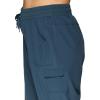 imageRBX Active Womens Plus Size Fashion Lightweight Woven Body Skimming Drawstring Cargo Capri PantDeep Teal