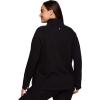 imageRBX Active Womens Plus Size Mock Neck Long Sleeve Fleece Pullover SweatshirtF20 Black