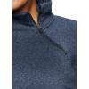 imageRBX Active Womens Plus Size Mock Neck Long Sleeve Fleece Pullover SweatshirtF22 Blue