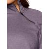 imageRBX Active Womens Plus Size Mock Neck Long Sleeve Fleece Pullover SweatshirtGrape