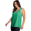 imageRBX Active Womens Plus Size Sleeveless Relaxed Fashion Workout Yoga Tank TopGreen Heather