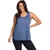 imageRBX Active Womens Plus Size Sleeveless Relaxed Fashion Workout Yoga Tank TopMoonlight Blue