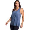 imageRBX Active Womens Plus Size Sleeveless Relaxed Fashion Workout Yoga Tank TopMoonlight Blue