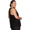 imageRBX Active Womens Plus Size Sleeveless Relaxed Fashion Workout Yoga Tank TopS21 Black