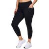 imageRBX Active Womens Plus Size Stretch AnkleFull Length Workout Running Gym Yoga Leggings78 Jet Black