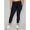 imageRBX Active Womens Plus Size Stretch AnkleFull Length Workout Running Gym Yoga Leggings78 Jet Black