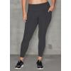imageRBX Active Womens Plus Size Stretch AnkleFull Length Workout Running Gym Yoga LeggingsF21 Solid Charcoal