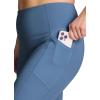 imageRBX Active Womens Plus Size Stretch AnkleFull Length Workout Running Gym Yoga LeggingsMoonlight Blue