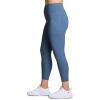 imageRBX Active Womens Plus Size Stretch AnkleFull Length Workout Running Gym Yoga LeggingsMoonlight Blue
