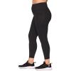 imageRBX Active Womens Plus Size Stretch AnkleFull Length Workout Running Gym Yoga LeggingsPeached Black