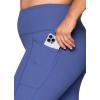imageRBX Active Womens Plus Size Stretch AnkleFull Length Workout Running Gym Yoga LeggingsPeached Cobalt