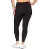 imageRBX Active Womens Plus Size Stretch AnkleFull Length Workout Running Gym Yoga LeggingsSolid Jet Black