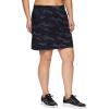 imageRBX Active Womens Plus Size Stretch Woven Athletic Skort with Attached Bike Short and PocketsBlack Camo