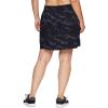 imageRBX Active Womens Plus Size Stretch Woven Athletic Skort with Attached Bike Short and PocketsBlack Camo