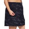 imageRBX Active Womens Plus Size Stretch Woven Athletic Skort with Attached Bike Short and PocketsBlack Camo
