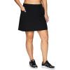 imageRBX Active Womens Plus Size Stretch Woven Athletic Skort with Attached Bike Short and PocketsS21 Black
