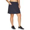 imageRBX Active Womens Plus Size Stretch Woven Athletic Skort with Attached Bike Short and PocketsS21 Charcoal