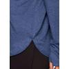 imageRBX Active Womens Plus Size Workout Top with Thumbholes Buttery Soft Lightweight Long Sleeve Tunic Yoga Top for WomenBlue Shadow Heather