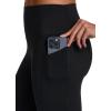imageRBX Active Womens Power Hold High Waist Soft Athletic Yoga Legging with PocketsJet Black