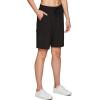 imageRBX Active Womens Relaxed Fit Breathable Ventilated Stretch Woven Athletic Walking Short with PocketsBlack 11inch