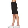 imageRBX Active Womens Relaxed Fit Breathable Ventilated Stretch Woven Athletic Walking Short with PocketsBlack 11inch