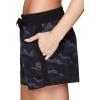 imageRBX Active Womens Relaxed Fit Breathable Ventilated Stretch Woven Athletic Walking Short with PocketsBlack Camo