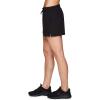 imageRBX Active Womens Relaxed Fit Breathable Ventilated Stretch Woven Athletic Walking Short with PocketsBlack Solid