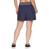 imageRBX Active Womens Relaxed Fit Breathable Ventilated Stretch Woven Athletic Walking Short with PocketsSmoke Blue