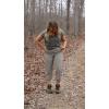 imageRBX Active Womens Relaxed Fit Lightweight Quick Drying Stretch Woven Pants with PocketsCapri Charcoal