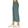 imageRBX Active Womens Relaxed Fit Lightweight Quick Drying Stretch Woven Pants with PocketsCapri Sea Green