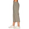 imageRBX Active Womens Relaxed Fit Lightweight Quick Drying Stretch Woven Pants with PocketsCapri Smoke Sage