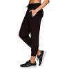 imageRBX Active Womens Relaxed Fit Lightweight Quick Drying Stretch Woven Pants with PocketsJgr Black