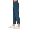imageRBX Active Womens Relaxed Fit Lightweight Quick Drying Stretch Woven Pants with PocketsTulip Hem Blue