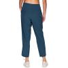 imageRBX Active Womens Relaxed Fit Lightweight Quick Drying Stretch Woven Pants with PocketsTulip Hem Blue