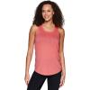 imageRBX Active Womens Sleeveless Athletic Performance Running Workout Yoga Tank Top with Mesh VentilationHeather Mesh Coral