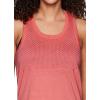 imageRBX Active Womens Sleeveless Athletic Performance Running Workout Yoga Tank Top with Mesh VentilationHeather Mesh Coral