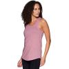 imageRBX Active Womens Sleeveless Athletic Performance Running Workout Yoga Tank Top with Mesh VentilationHeather Mesh Light Pink