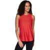 imageRBX Active Womens Sleeveless Athletic Performance Running Workout Yoga Tank Top with Mesh VentilationJacquard Mesh Dark Coral