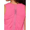 imageRBX Active Womens Sleeveless Athletic Performance Running Workout Yoga Tank Top with Mesh VentilationRuched Mesh Pink