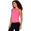imageRBX Active Womens Sleeveless Athletic Performance Running Workout Yoga Tank Top with Mesh VentilationRuched Mesh Pink