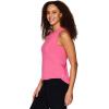 imageRBX Active Womens Sleeveless Athletic Performance Running Workout Yoga Tank Top with Mesh VentilationRuched Mesh Pink