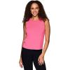 imageRBX Active Womens Sleeveless Athletic Performance Running Workout Yoga Tank Top with Mesh VentilationRuched Mesh Pink