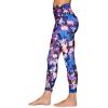 imageRBX Active Womens Ultra Hold 78 Ankle Full Length Printed Running Yoga LeggingAbstract Flutter