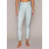 imageRBX Active Womens Ultra Hold 78 Ankle Full Length Printed Running Yoga LeggingBlue Brushed Weave