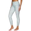 imageRBX Active Womens Ultra Hold 78 Ankle Full Length Printed Running Yoga LeggingBlue Brushed Weave